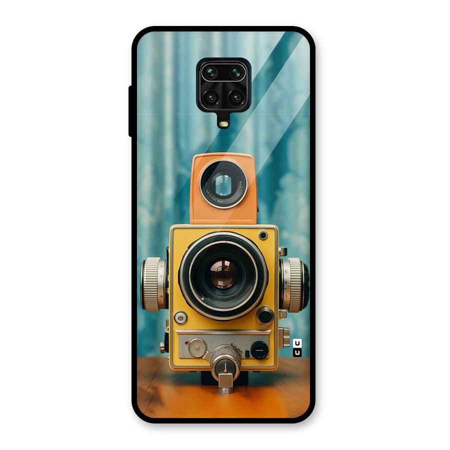Retro Projector Glass Back Case for Redmi Note 9 Pro