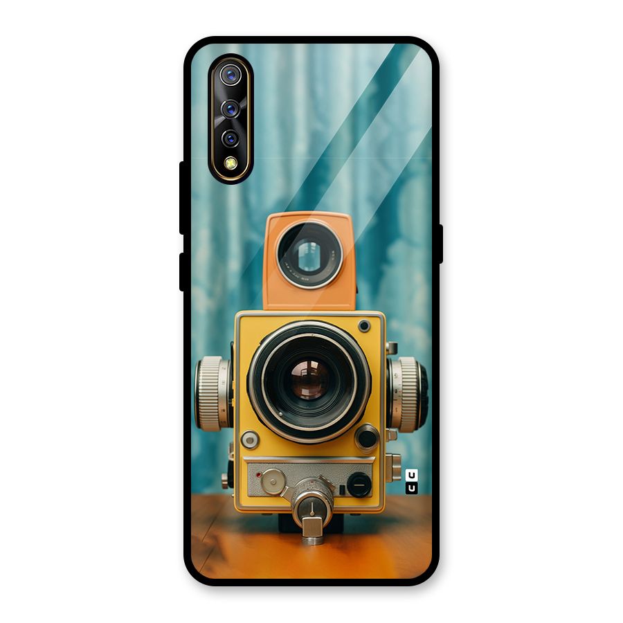Retro Projector Glass Back Case for Vivo S1