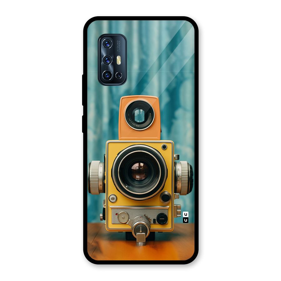 Retro Projector Glass Back Case for Vivo V17