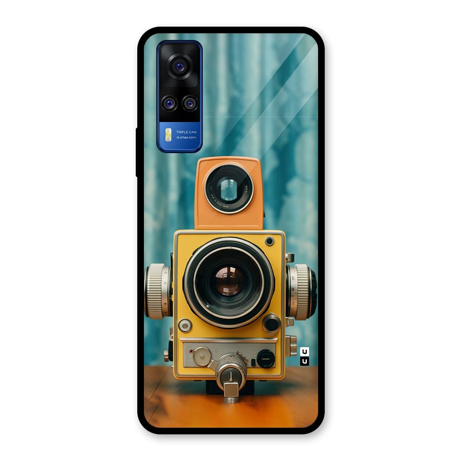 Retro Projector Glass Back Case for Vivo Y31