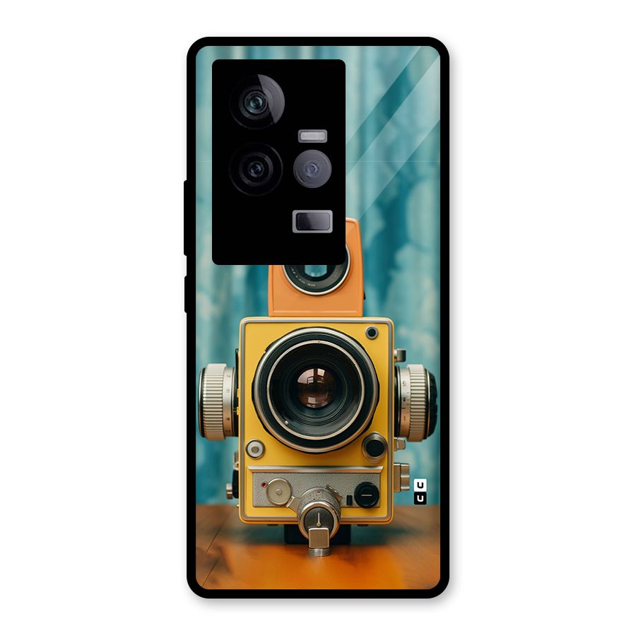 Retro Projector Glass Back Case for Vivo iQOO 11 5G