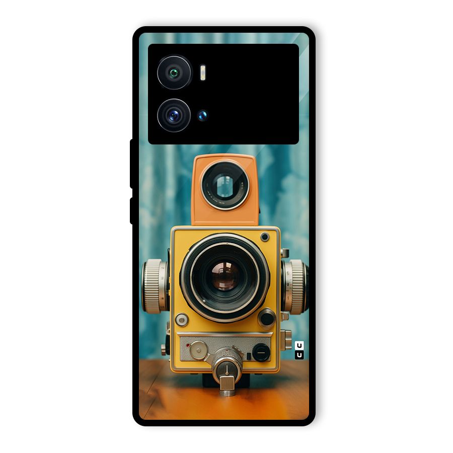 Retro Projector Glass Back Case for Vivo iQOO 9 Pro