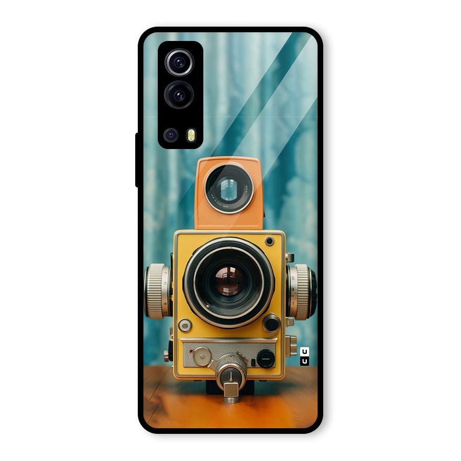 Retro Projector Glass Back Case for Vivo iQOO Z3