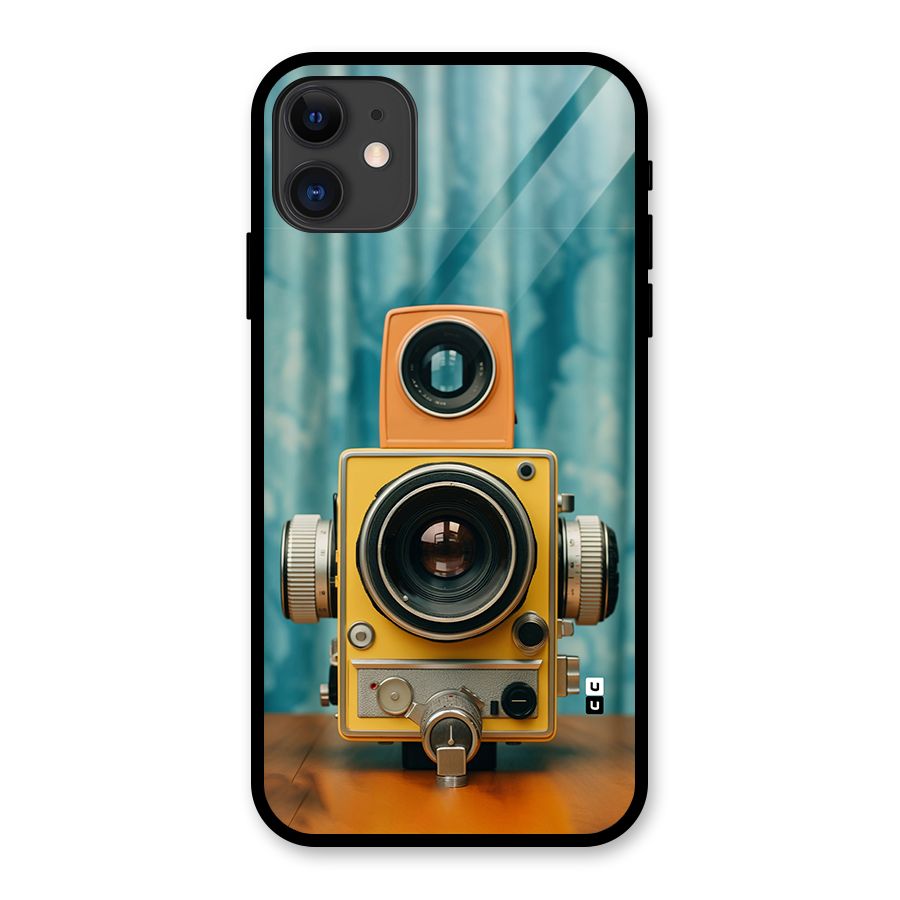 Retro Projector Glass Back Case for iPhone 11