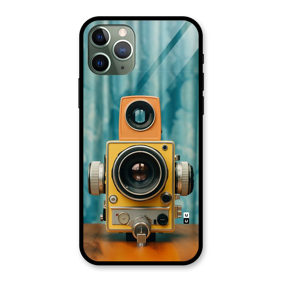 Retro Projector Glass Back Case for iPhone 11 Pro