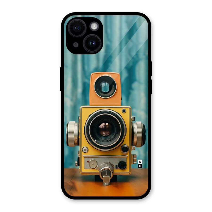 Retro Projector Glass Back Case for iPhone 14