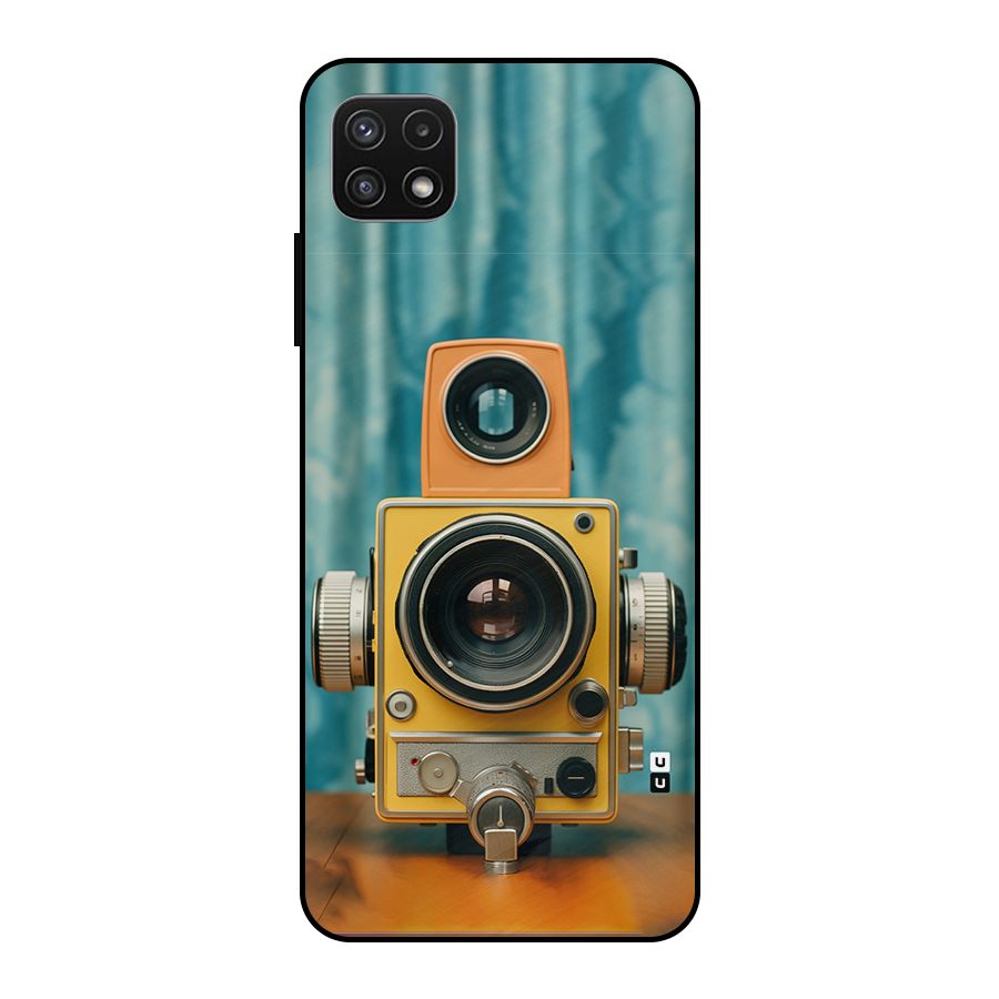 Retro Projector Metal Back Case for Galaxy A22 5G