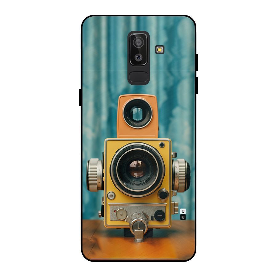 Retro Projector Metal Back Case for Galaxy J8