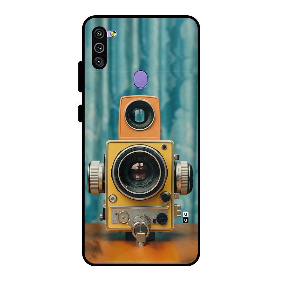 Retro Projector Metal Back Case for Galaxy M11
