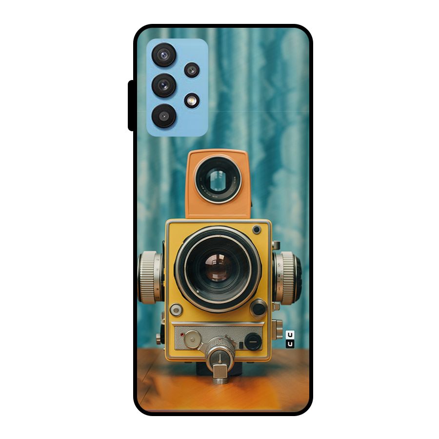 Retro Projector Metal Back Case for Galaxy M32 5G