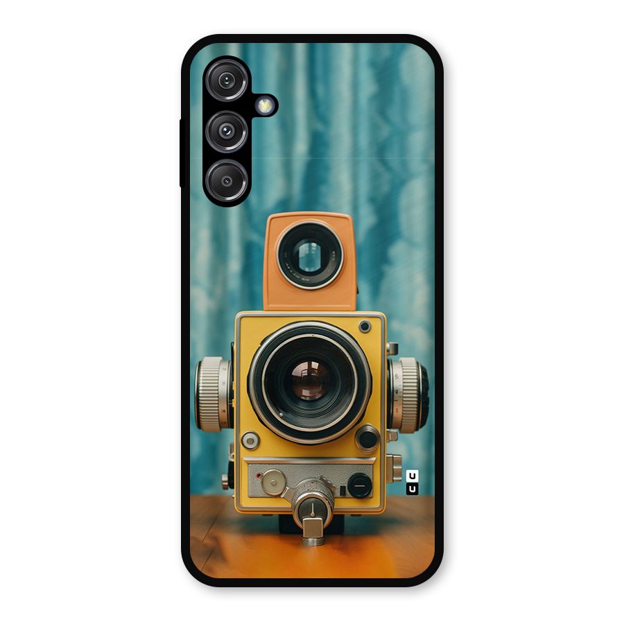 Retro Projector Metal Back Case for Galaxy M34 5G