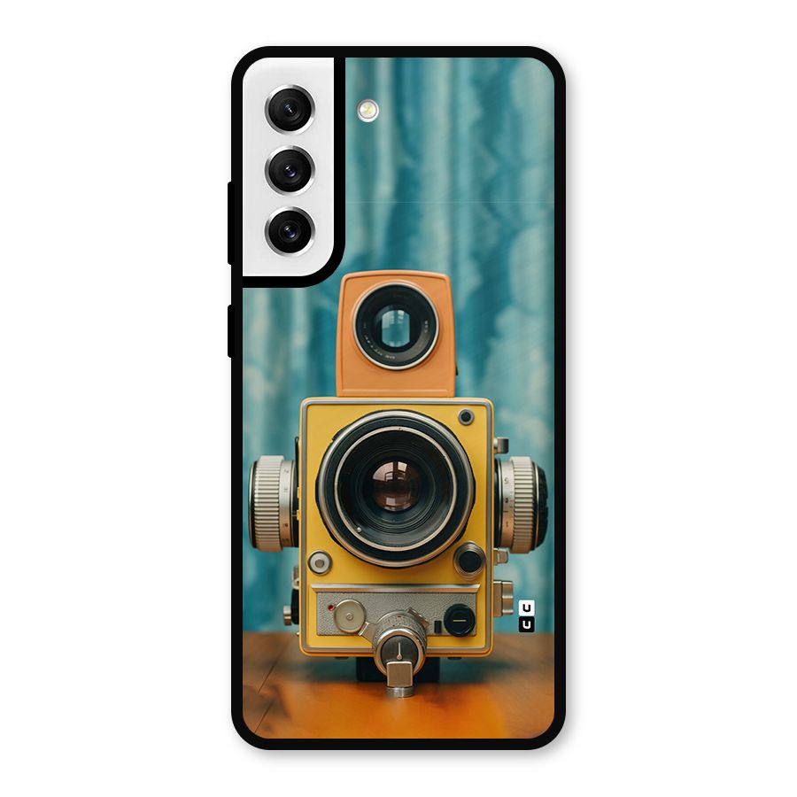 Retro Projector Metal Back Case for Galaxy S21 FE 5G
