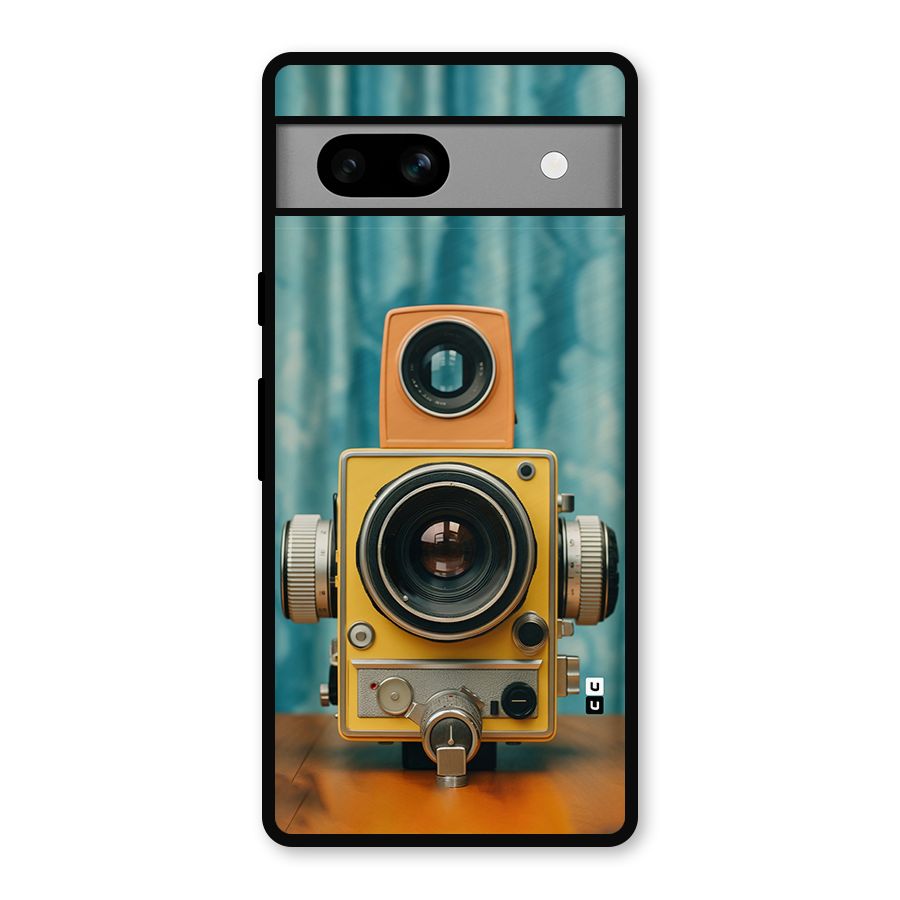 Retro Projector Metal Back Case for Google Pixel 7a