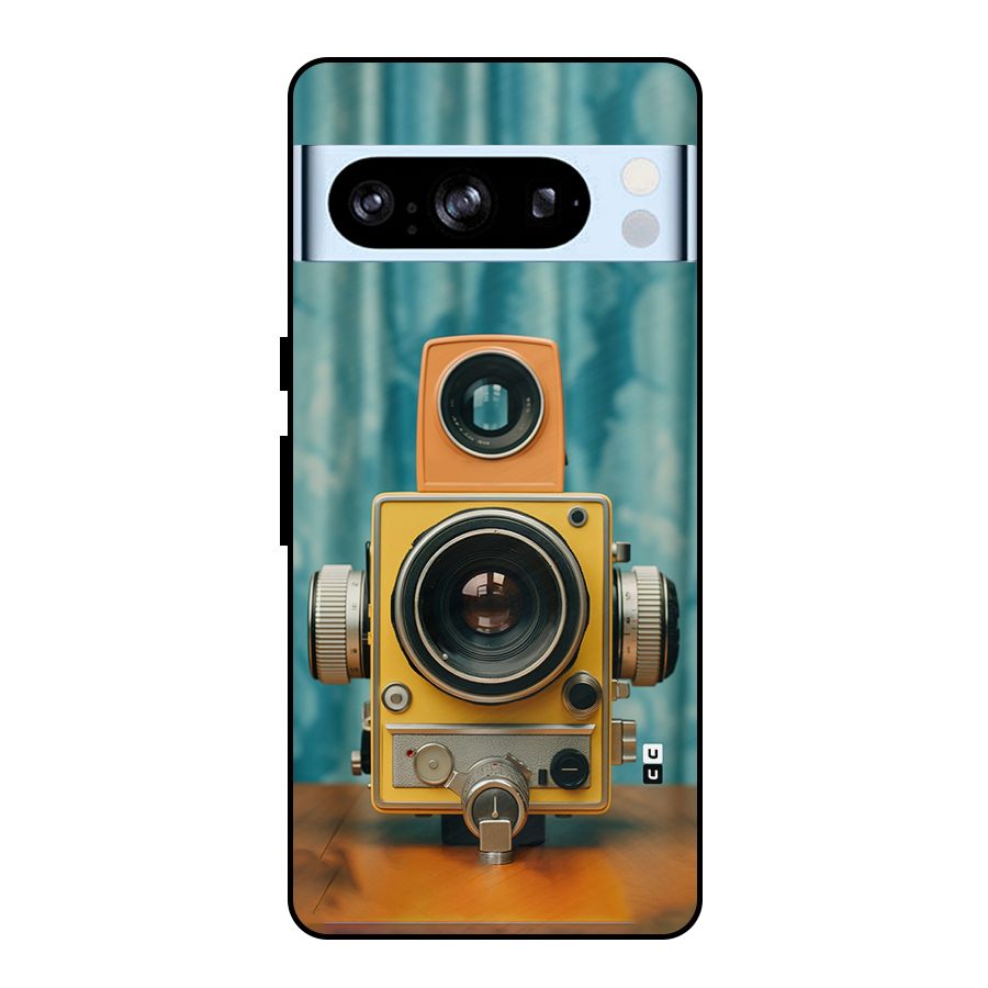 Retro Projector Metal Back Case for Google Pixel 8 Pro