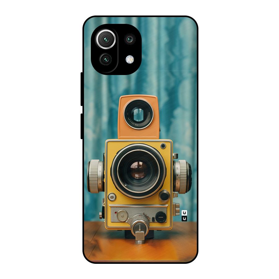 Retro Projector Metal Back Case for Mi 11 Lite