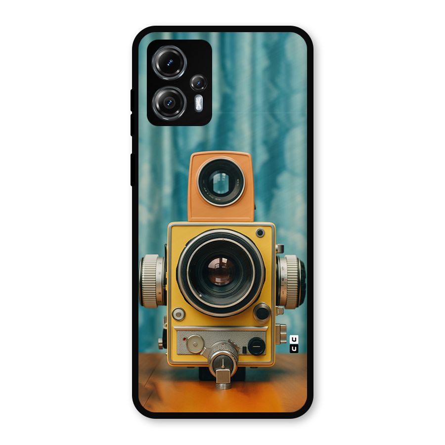Retro Projector Metal Back Case for Moto G13
