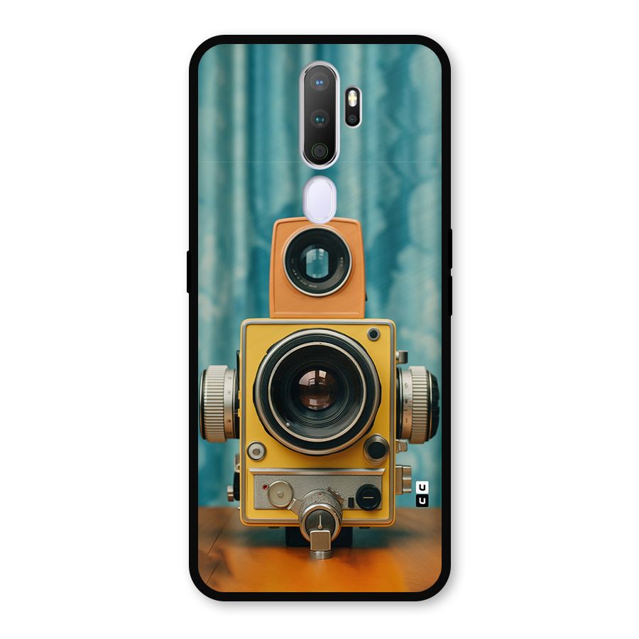 Retro Projector Metal Back Case for Oppo A5 (2020)