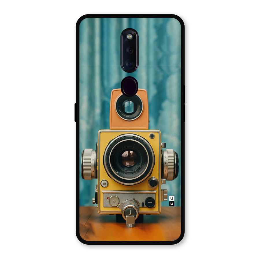 Retro Projector Metal Back Case for Oppo F11 Pro
