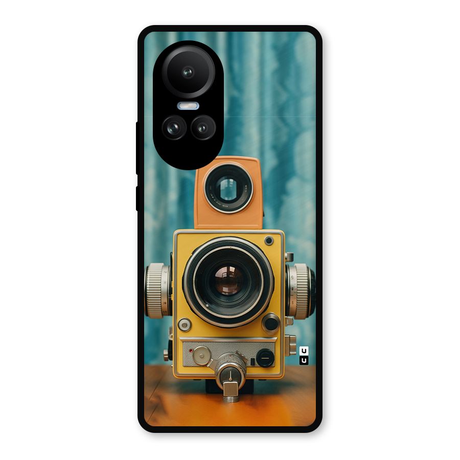 Retro Projector Metal Back Case for Oppo Reno10 Pro