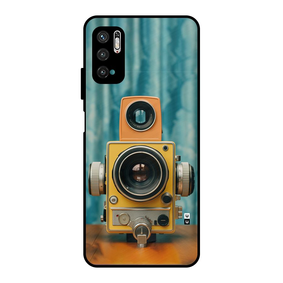 Retro Projector Metal Back Case for Poco M3 Pro 5G