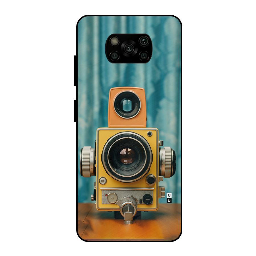 Retro Projector Metal Back Case for Poco X3