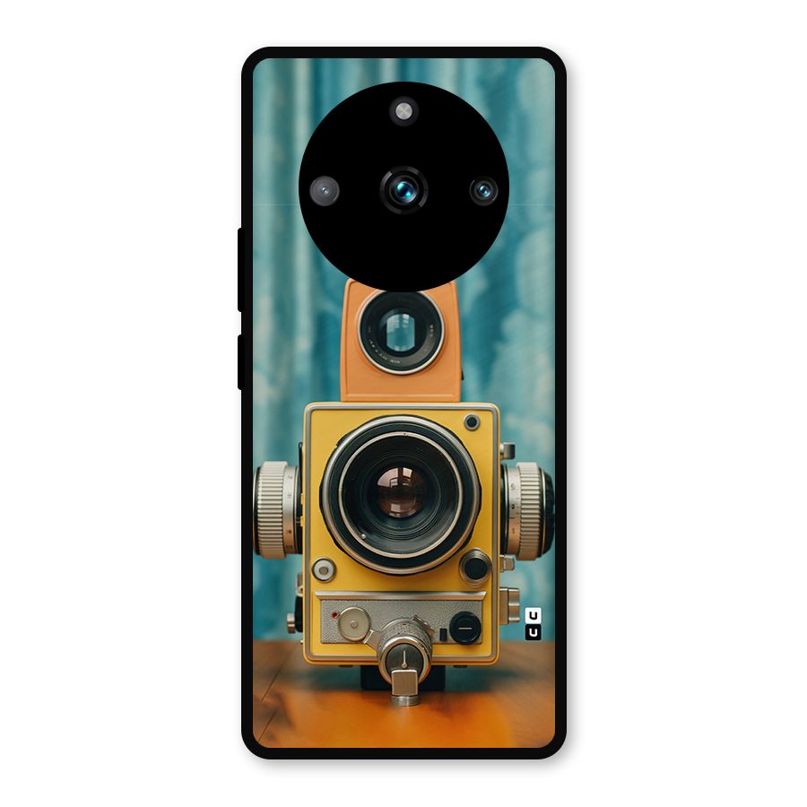 Retro Projector Metal Back Case for Realme 11 Pro Plus