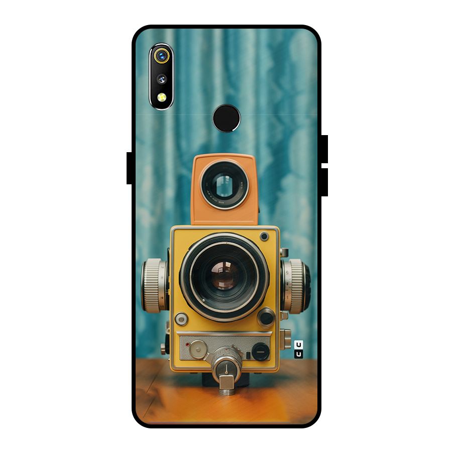 Retro Projector Metal Back Case for Realme 3i
