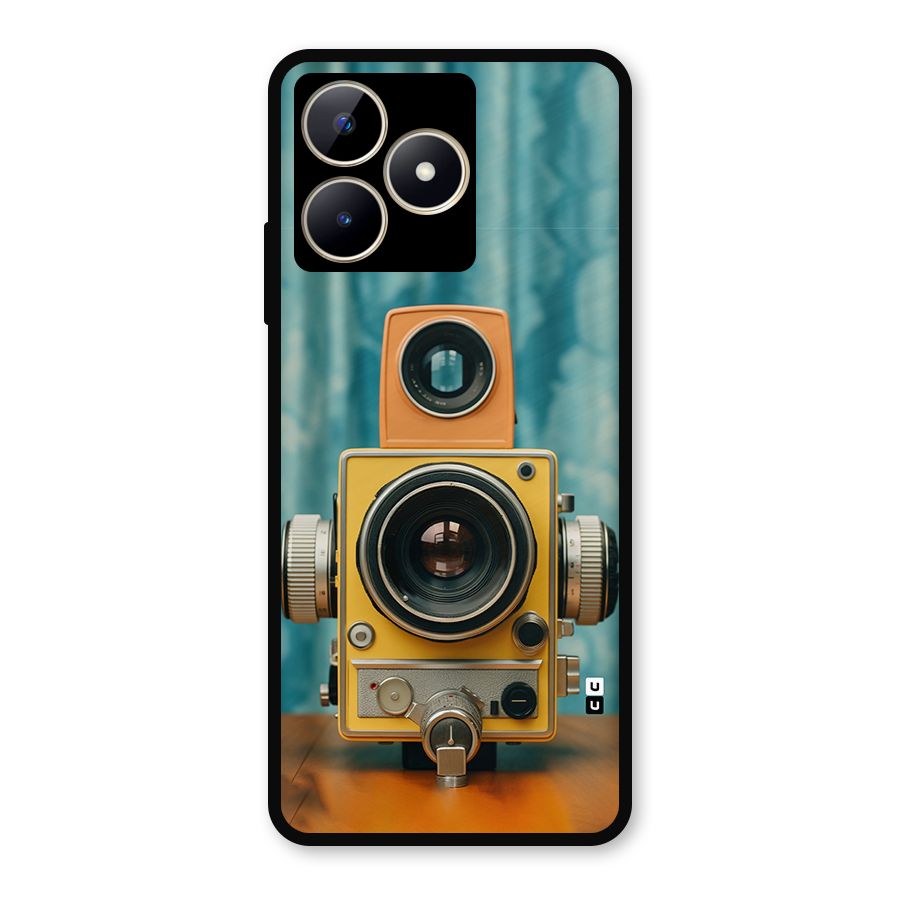 Retro Projector Metal Back Case for Realme C53