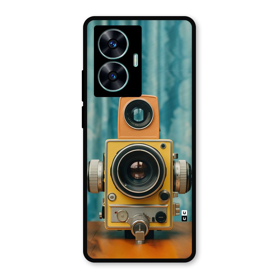 Retro Projector Metal Back Case for Realme Narzo N55