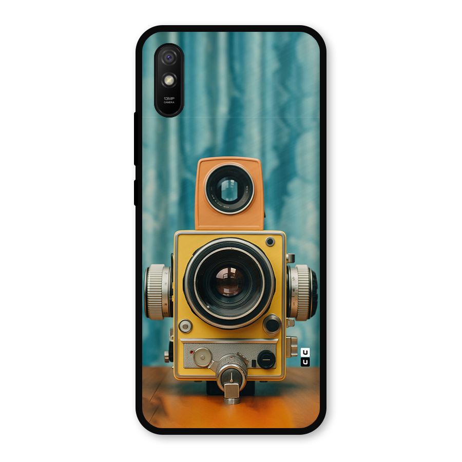 Retro Projector Metal Back Case for Redmi 9i