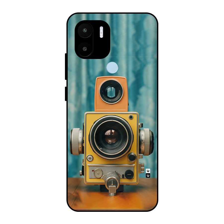 Retro Projector Metal Back Case for Redmi A1 Plus