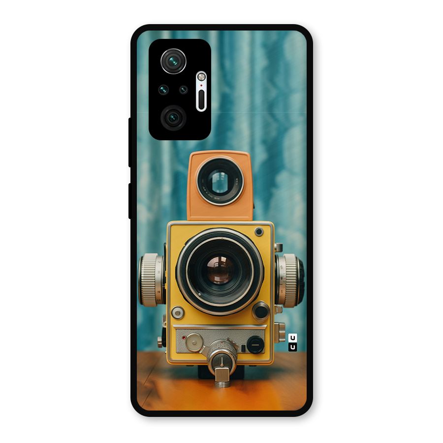 Retro Projector Metal Back Case for Redmi Note 10 Pro