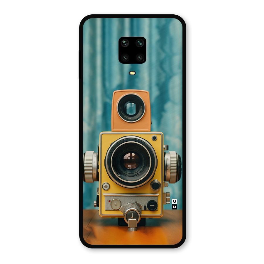 Retro Projector Metal Back Case for Redmi Note 9 Pro