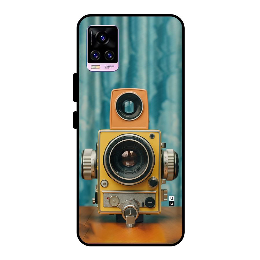 Retro Projector Metal Back Case for Vivo V20 Pro