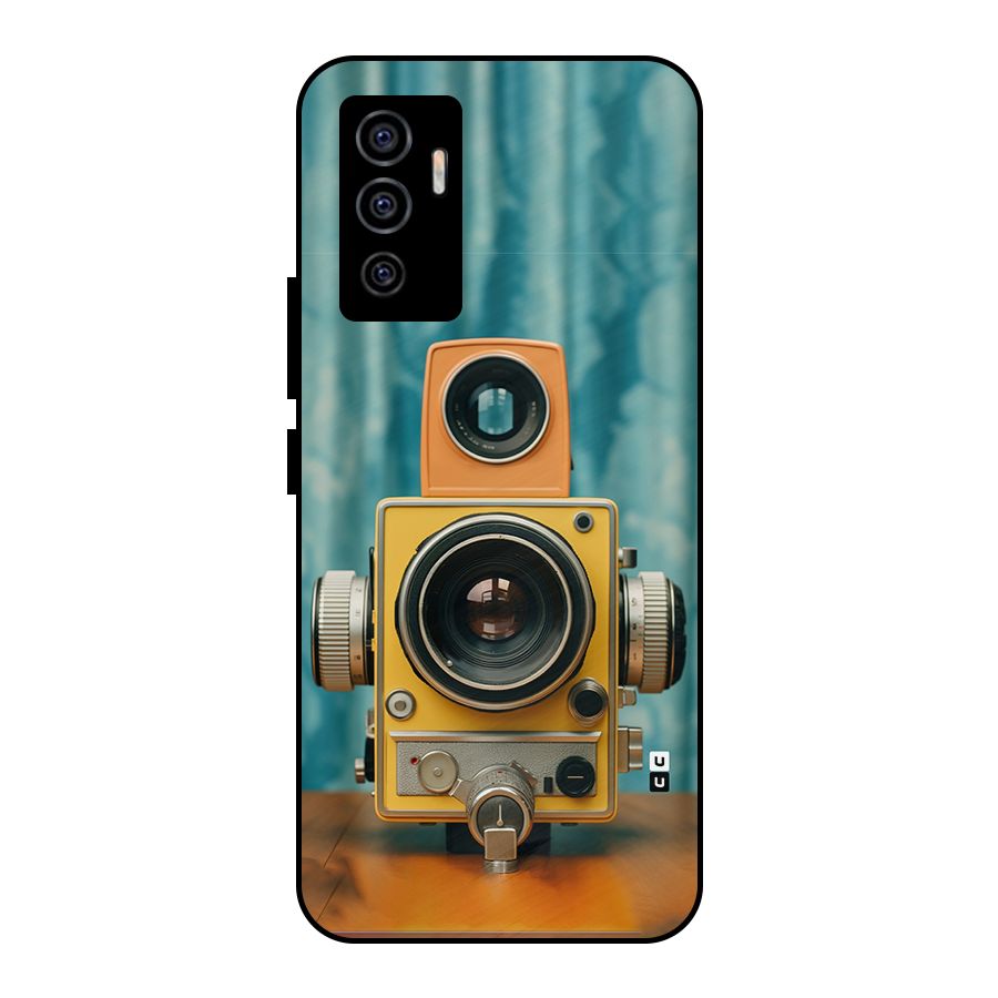 Retro Projector Metal Back Case for Vivo V23e