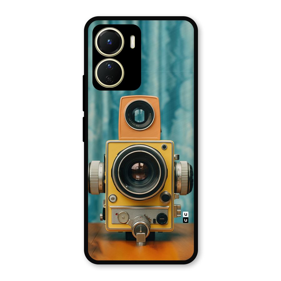 Retro Projector Metal Back Case for Vivo Y16