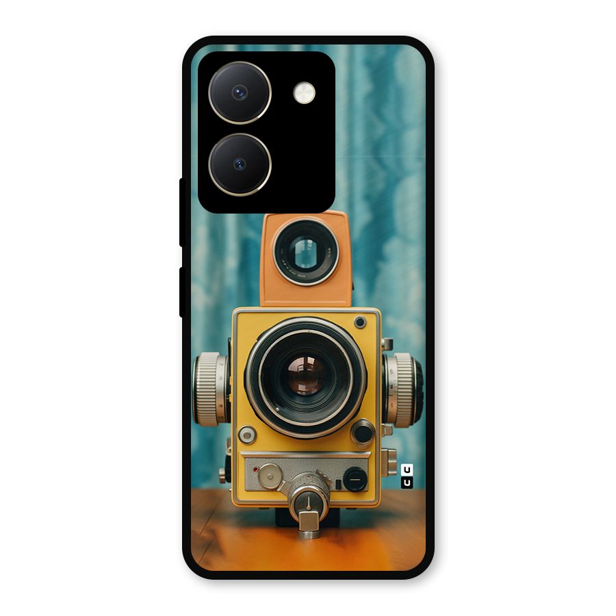 Retro Projector Metal Back Case for Vivo Y36