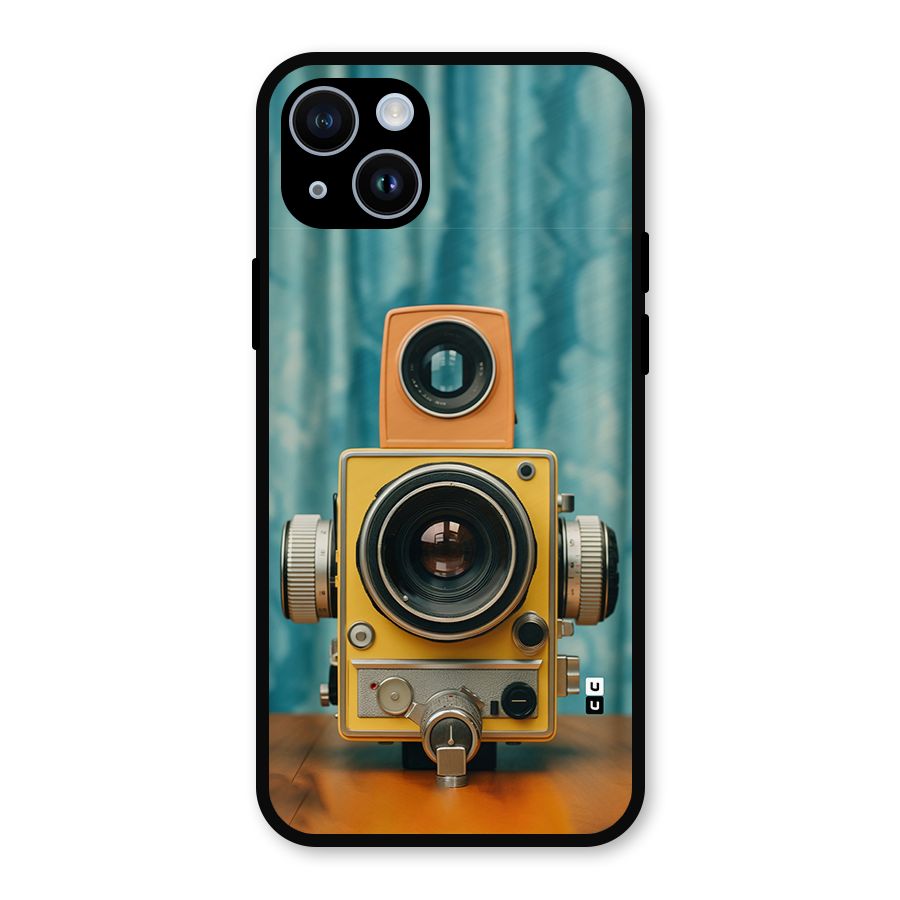 Retro Projector Metal Back Case for iPhone 14
