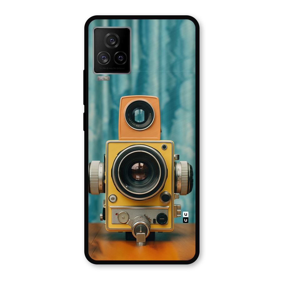 Retro Projector Metal Back Case for iQOO 7 Legend 5G