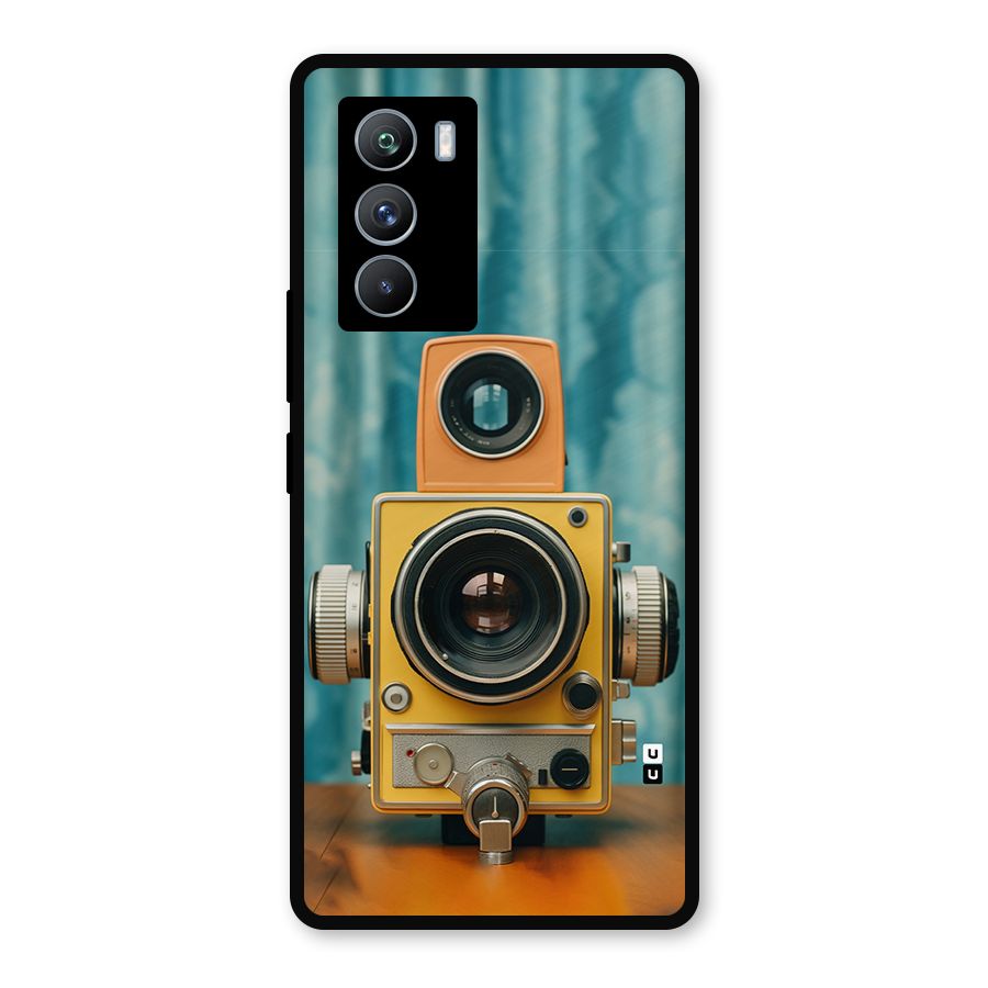 Retro Projector Metal Back Case for iQOO 9 SE