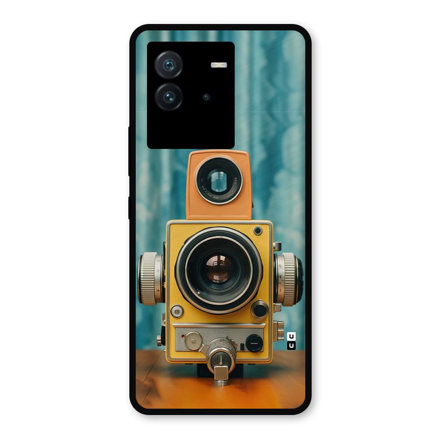Retro Projector Metal Back Case for iQOO Neo 6 5G
