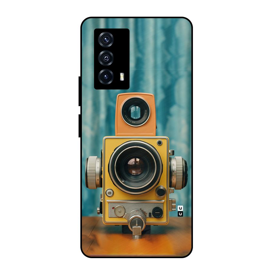 Retro Projector Metal Back Case for iQOO Z5