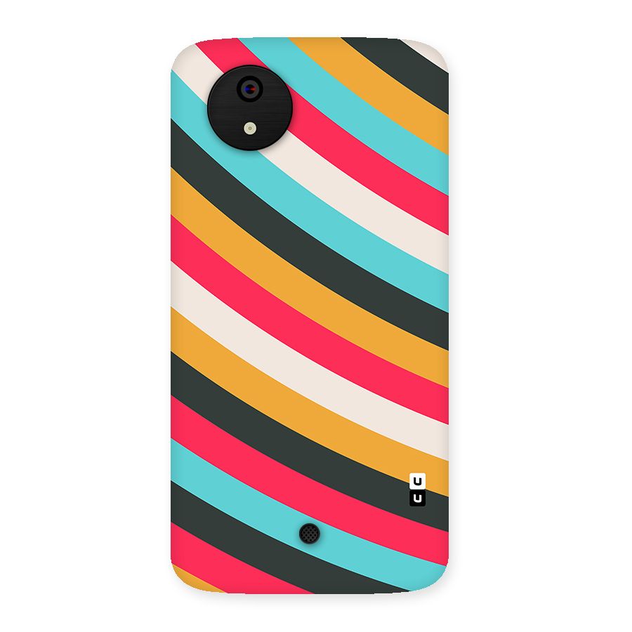 Retro Style Minimal Curves Back Case for Canvas A1  AQ4501