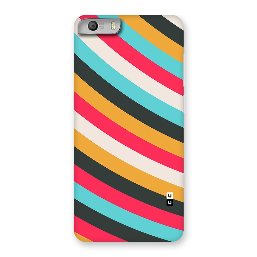 Retro Style Minimal Curves Back Case for Canvas Knight 2
