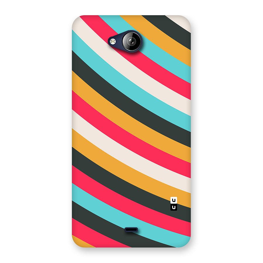 Retro Style Minimal Curves Back Case for Canvas Play Q355