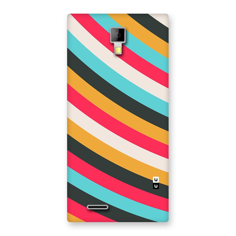 Retro Style Minimal Curves Back Case for Canvas Xpress A99