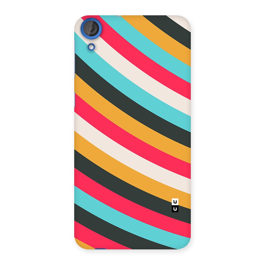 Retro Style Minimal Curves Back Case for Desire 820