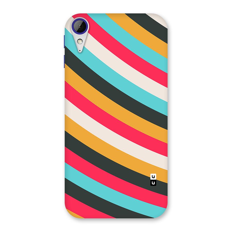 Retro Style Minimal Curves Back Case for Desire 830