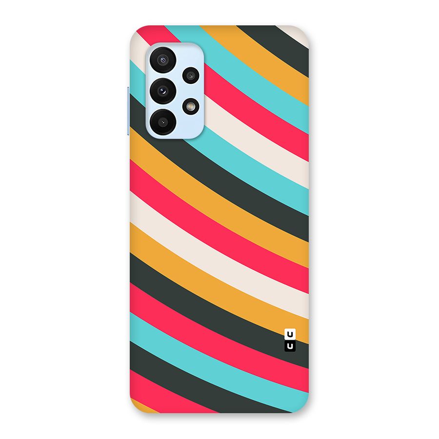 Retro Style Minimal Curves Back Case for Galaxy A23