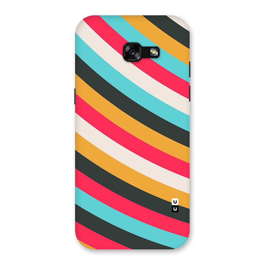 Retro Style Minimal Curves Back Case for Galaxy A5 2017